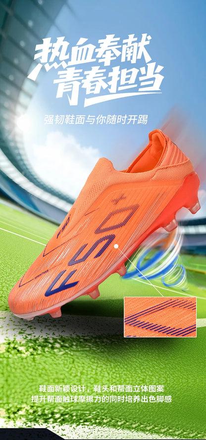 Nuove scarpe da calcio da uomo con tacchetti per erba, comode scarpe da futsal per turf, scarpe sportive ultraleggere FG antiscivolo indoor per adulti