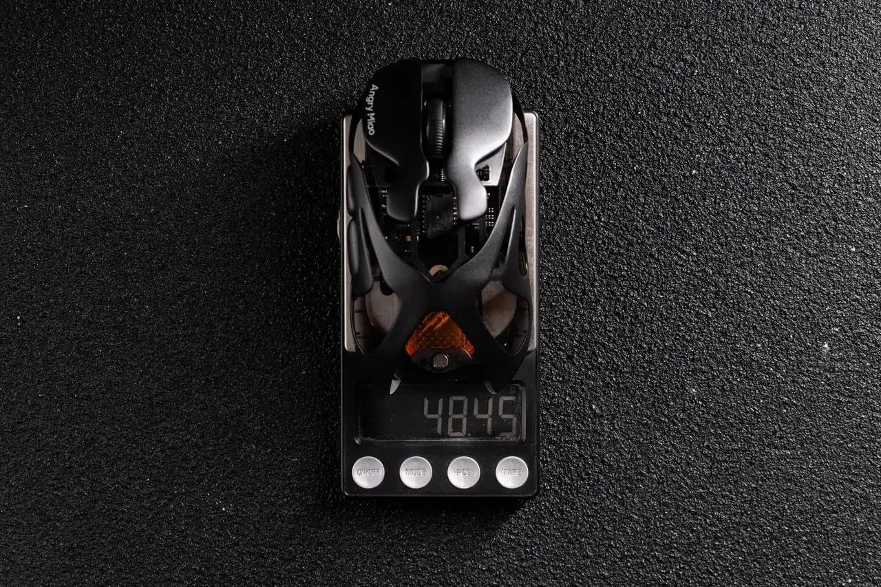 Ratón gaming inalámbrico Angry Miao Infinity de metal ultraligero hueco, intercambiable en caliente, PAW3950, doble 8K, con cable y trimodo