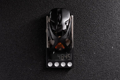 Ratón gaming inalámbrico Angry Miao Infinity de metal ultraligero hueco, intercambiable en caliente, PAW3950, doble 8K, con cable y trimodo
