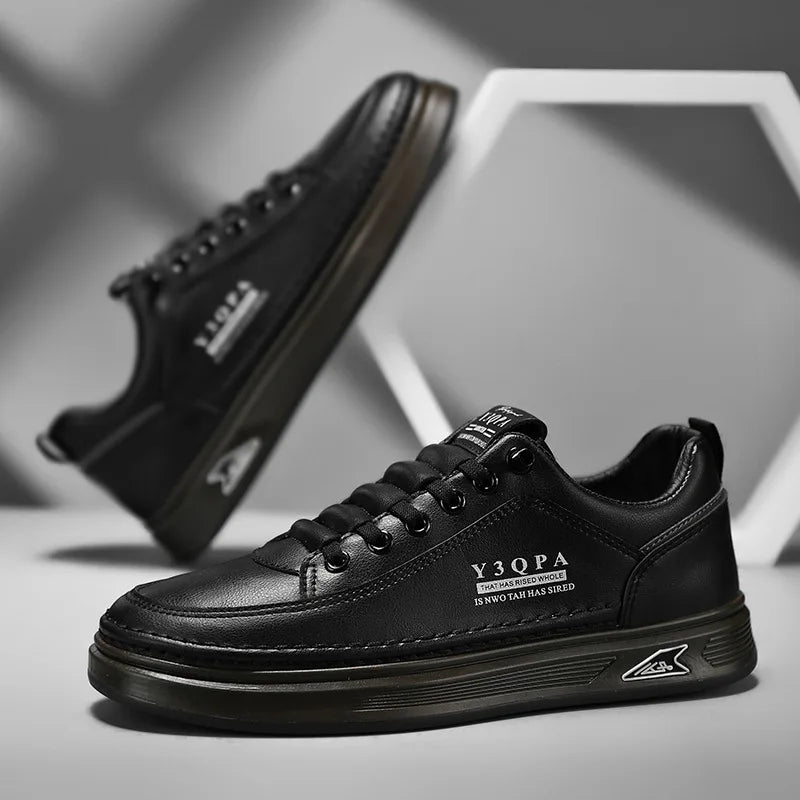 Męskie letnie modne casualowe buty do prowadzenia samochodu, sportowe wsuwane mokasyny, uniwersalne, wygodne, oddychające, odporne na zużycie, skórzane -..