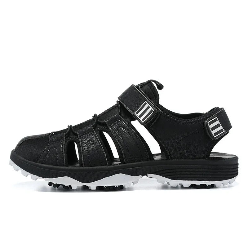 Lätta lyxiga golfsneakers för sommaren för män och kvinnor, sandaler, utomhus- och mesh-träningsskor, joggingskor, halkfria sportskor för män