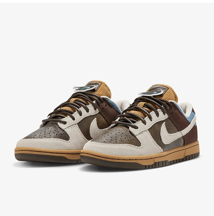 Nike Dunk Low auténticas para mujer, zapatillas de skate ligeras, retro, casuales y resistentes al desgaste HQ3459-212
