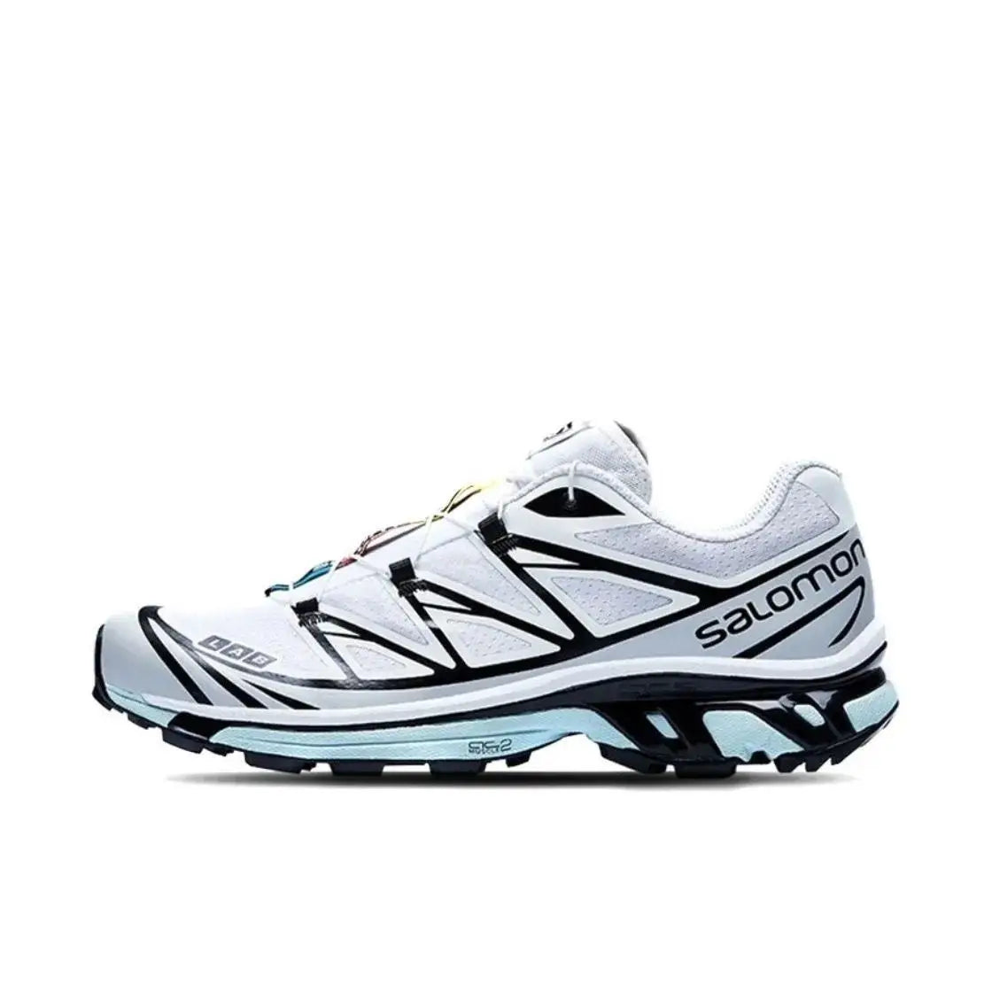 Salomon XT-6 Outdoor-Performance-Laufschuhe für Wandern und Trail-Sport (Weiß/Schwarz)