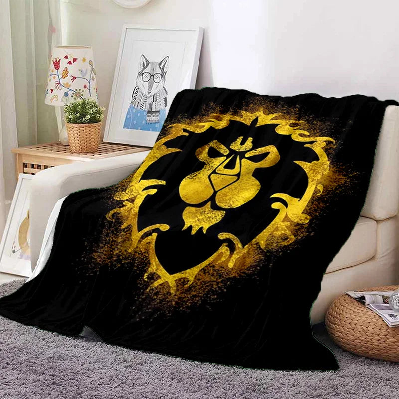 WOW, World of Warcraft  Demon Hunter, Lich King Game 3D Soft Blankets,Throw Blanket for Picnic Beds Sofa Home Bedroom Kids Gifts