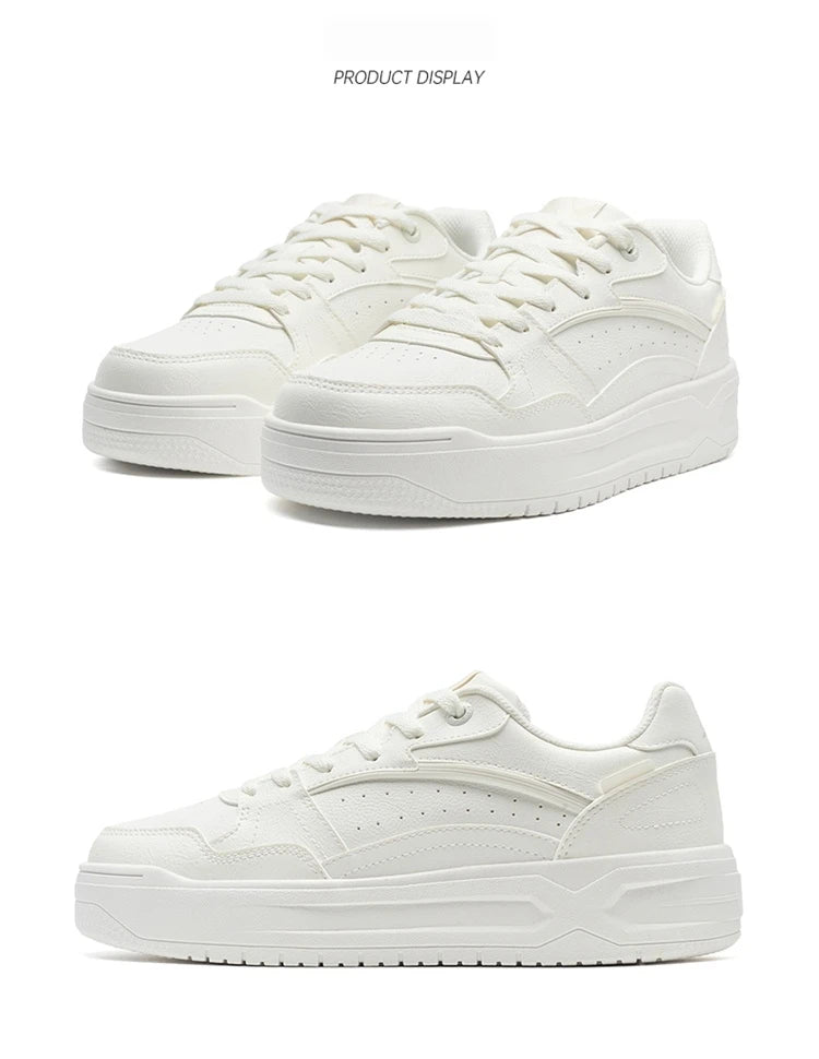 Zapatillas de skate Xtep: zapatillas deportivas ligeras de verano, suela gruesa, de caña baja, modernas y de estilo urbano 875319310016