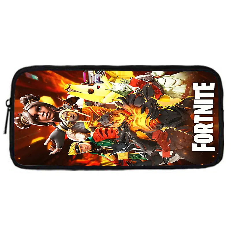 Hot Game Design Child Backpacks F-FortniteS Lunch Bag Pencil Case, Pupil Large Capacity School Bags for Boys and Girls, Best Gift