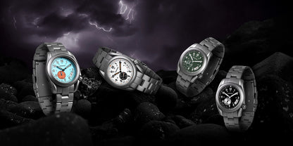 Boderry Field Watch Titanium Quartz Watches VOYAGER 38 Mens 100M Waterproof Clock Military Sport Luminous Business Wristwatch