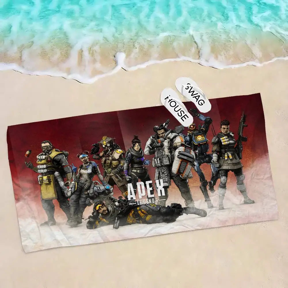 Apex Legends Octane Microfiber Beach Towel Absorbent Quick dry Soft Yoga Swimming Resort Mountain Climbing Towel
