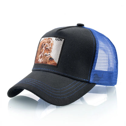 Hip Hop Baseball Cap With Lion Embroidery Patch Snapback Streetwear Trucker Caps Men Women Drake Baseball Hats Four Season Hat
