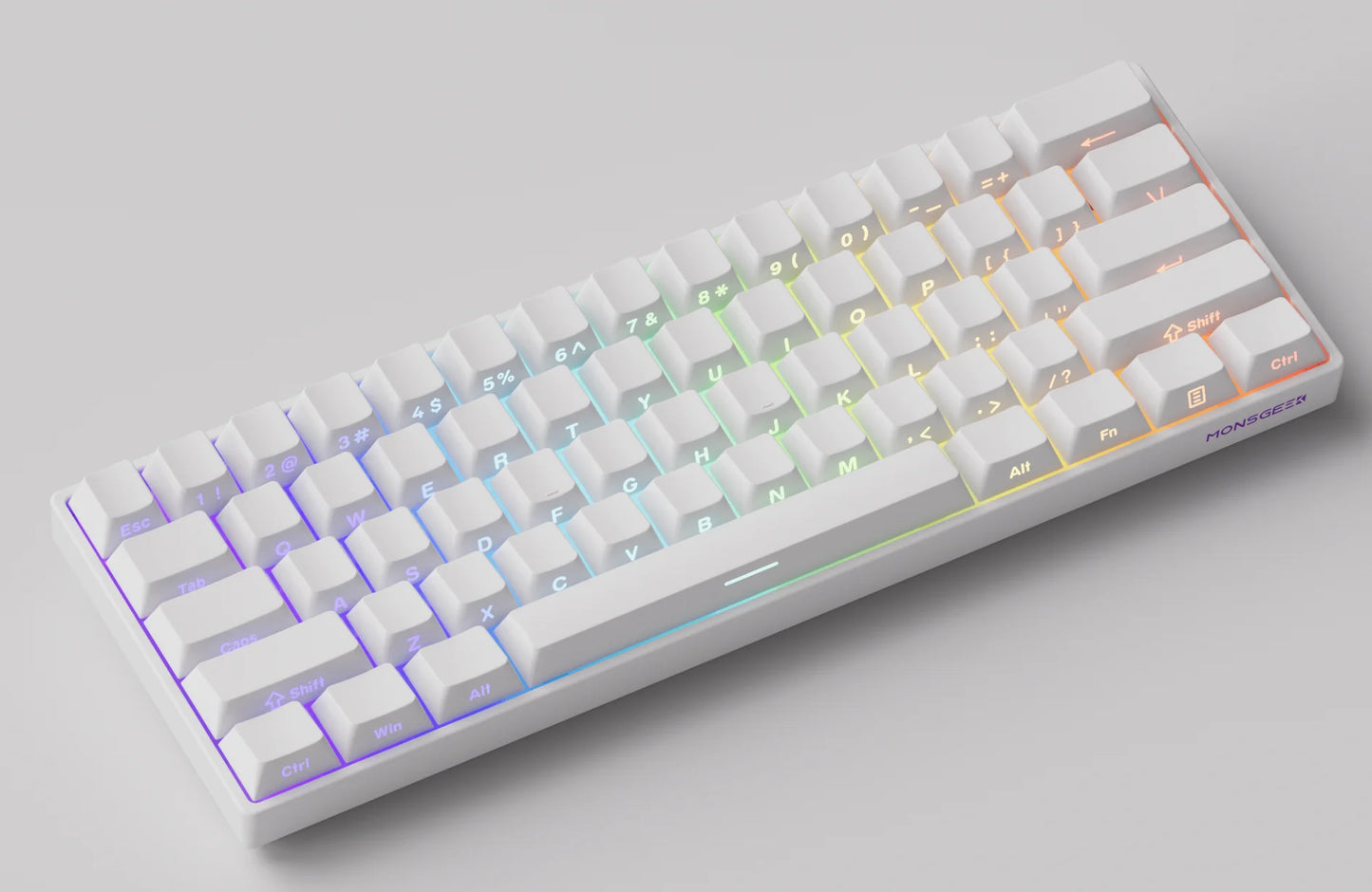 MONSGEEK FUN60 PRO&MAX HE Machanical Keyboard Magnetic Switch 60% Wireless Gaming Keyboard Rapid Trigger 8K ARGB Custom Keyboard