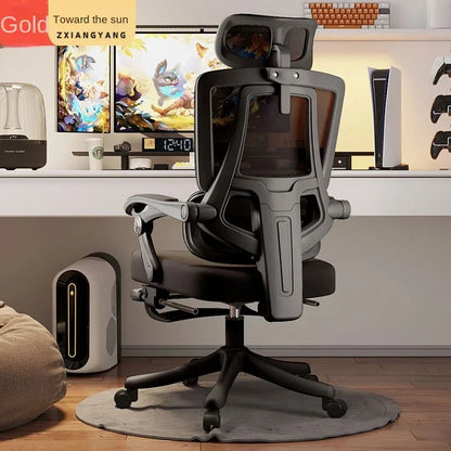 Ergonomic Mesh Office Chair with Lumbar Support, High Back Computer Desk Chair, Adjustable Comfortable Office Chair for Work, Gaming & Study