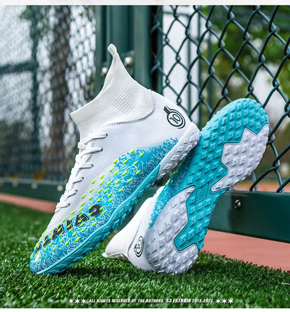 Chuteiras profissionais de futebol para homem, originais, para futebol indoor, relva e treino TF/FG