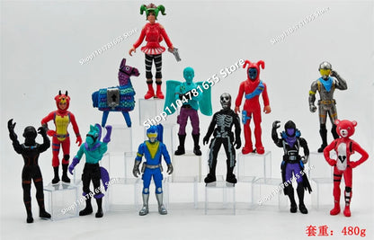 Fortnite Anime Games Figure Model PVC Dolls 8pcs/set Figure Toys Trooper Figurine Anime Collection Kids Fans Birthday Xmas Gifts