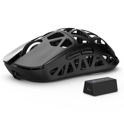 ATTACK SHARK R2 gamingmus i magnesiumlegering PAW3950, tri-mode, 8000hz, 42000 DPI, 45g ultralätt, mikrobrytare med 100M klick