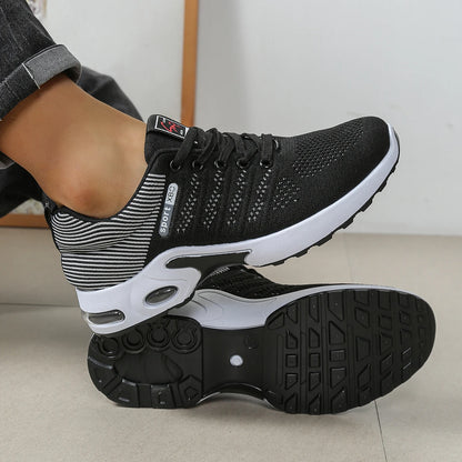 Sapatilhas de Homem Fashion Super Respiráveis com Atacadores para Corrida - Antiderrapantes, duradouras e com conforto almofadado - Sapatilhas de Moda para Homem