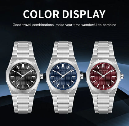 New 2026 Fashion Rare Specht & Söhne Men's Watch Ultrathin 38MM Steel Sapphire Crystal VH31 Quartz Wristwatch