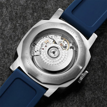 SEAKOSS 100m Diving Men GMT Automatic Mechanical Watches 1963 Clock 2557 Seagull Movement Super Luminous Sapphire Wristwatches