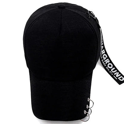 Personalisierte Baseballcap aus Metall mit klassischem Schirmdesign, leicht und atmungsaktiv! Vier Farben zur Auswahl