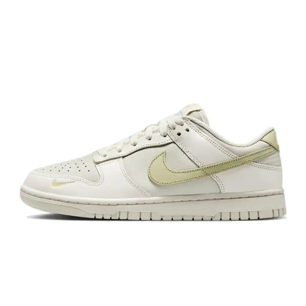 NIKE Dunk Low Retro Women's Shoes Pink & White Low-Top Retro Casual Sneakers Durable Athletic Shoes Skate Shoes DD1873-112