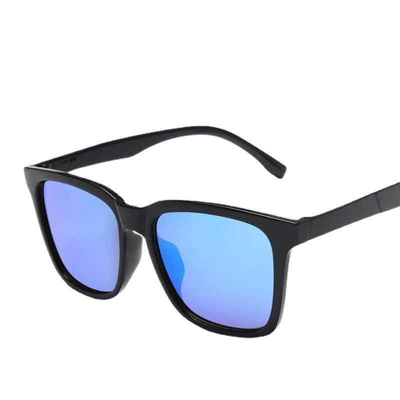 Korean Style Sunglasses Men Women Outdoor Square Sunglasses Driving Mercury Sunscreen Glasses Lens UV400