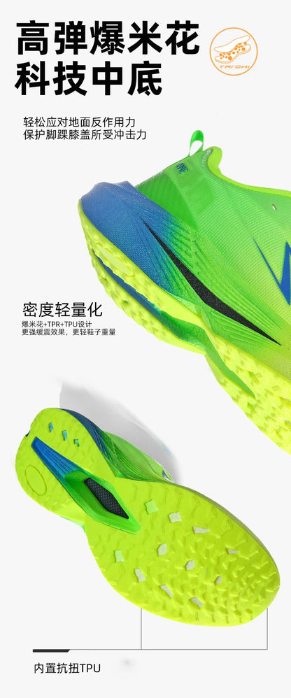 Running Shoes Carbon Plate Specialty Marathon Men's Sports Mesh Breathable Lightweight Women's Athletic Non-Skid Sneakers