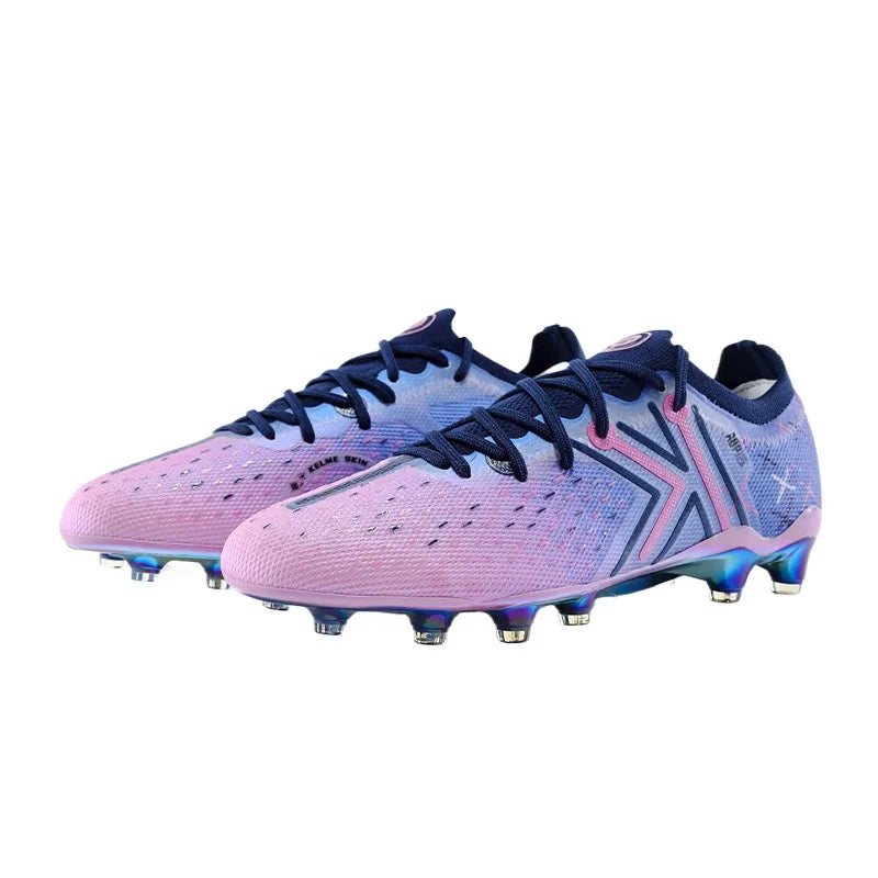 KELME FG Profi-Fußballschuhe mit langen Stollen für Naturrasen, professionelle Fußballschuhe für Wettkämpfe, rutschfeste Indoor-Fußballschuhe