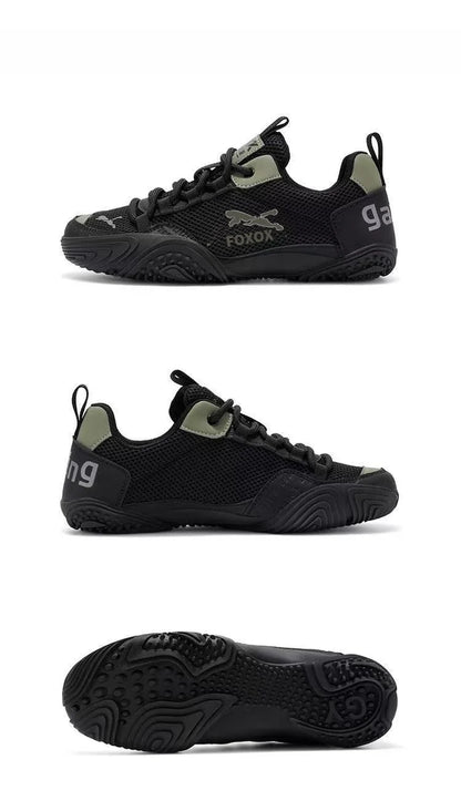 Zapatillas de running para hombre transpirables con parte superior de malla ligera, suela suave y cómoda, calzado deportivo casual de verano a la moda