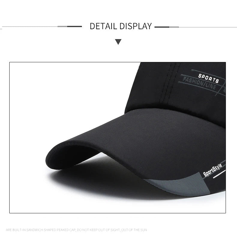 Mens Summer Quick Dried Korean Casual Breathable Mesh Fisherman Hat