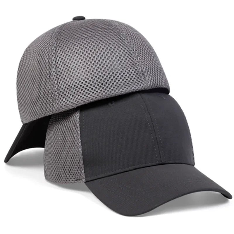 Brand Oohmy Back Closed Baseball Cap for Small Head Lady Man Blank Hiphop Snapback Hat Fitted Flat Caps 58cm to 60cm