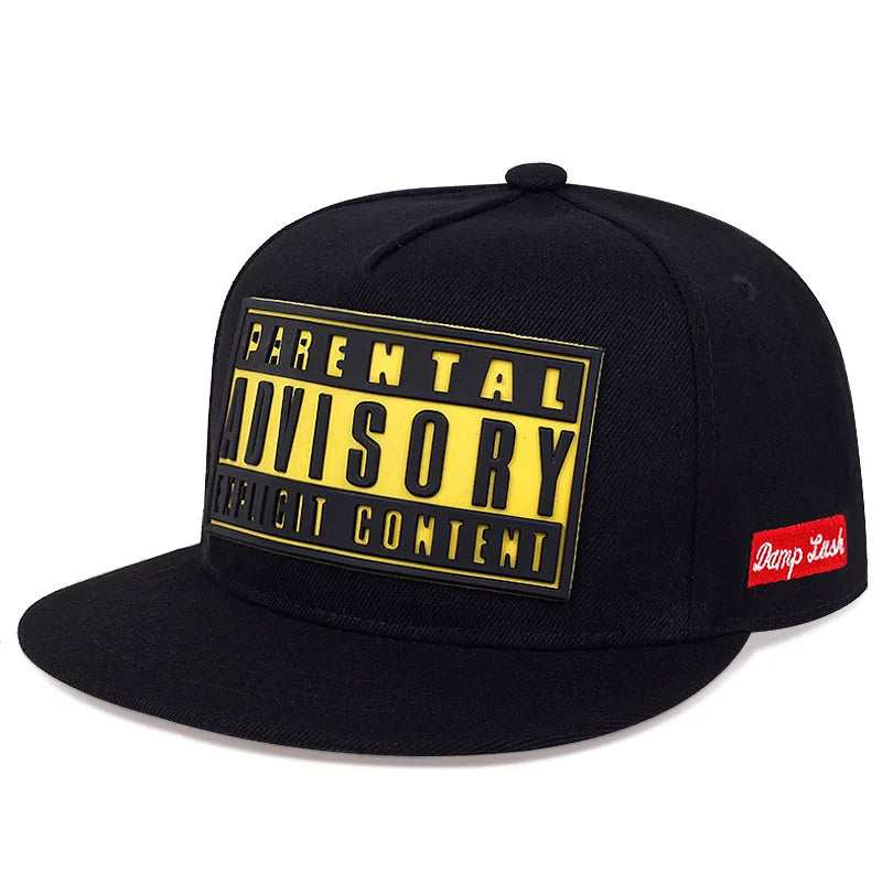 Tide Brand Flat Edge Baseball  Cap Couple ADV Hat Korean Version Trend Offset Printing  Street Hat Sun Protection Letter Hat