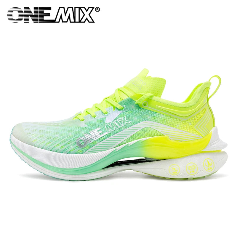 ONEMIX Marathon-Laufschuhe mit Carbonplatte, professionelle stabile Stütze, Stoßdämpfung, ultraleichte Rebound-Sneaker