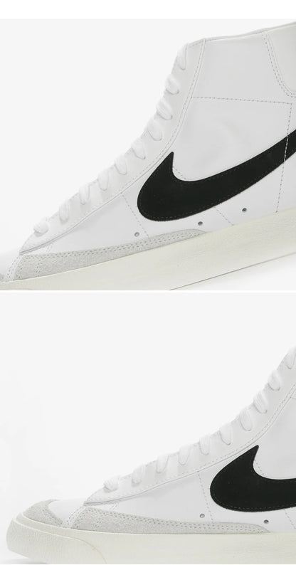 Nike Official Authentic BLAZER MID '77 Men's and Women's Casual Comfortable Sneakers BQ6806-100