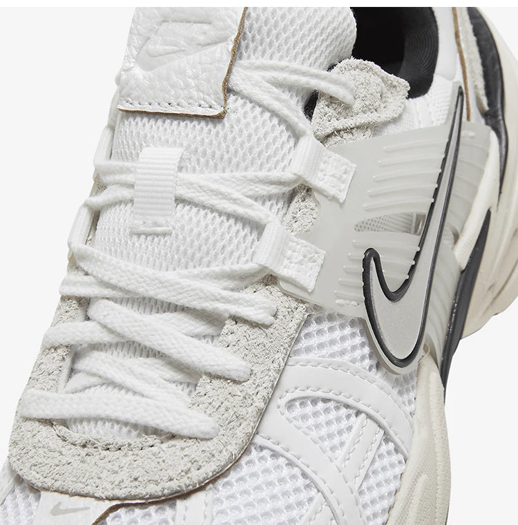 Nike genuine V2K Run Men's and Women's Breathable Cushioned Retro Running Shoes FN6703-100