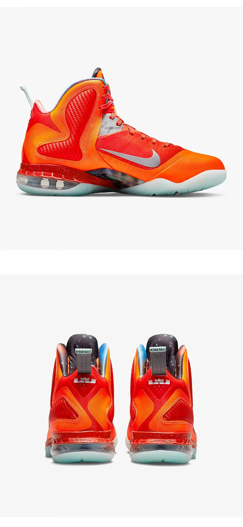 Ténis de basquetebol Nike Authentic LeBron IX Air Cushion para homem DH8006-800