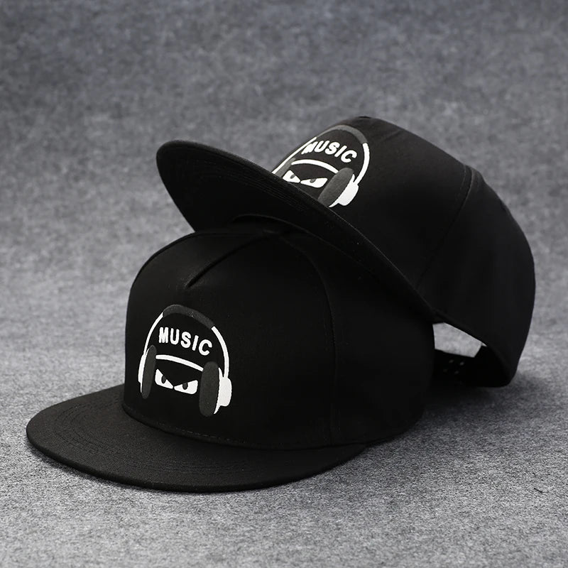 Men's Letter Embroidery Tide All-Match Flat Brim Baseball Cap Ladies Summer Hip-Hop Hat Outdoor Shade Adjustable Peaked Cap