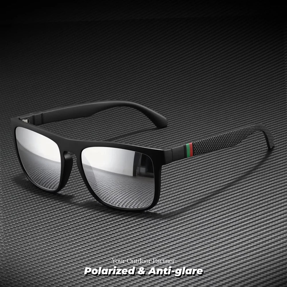3pcs Fantasy Square Polarized Sunglasses AntiGlare UV400 Glasses Brand Designer Summer Party Driving Fishing Christmas Gift
