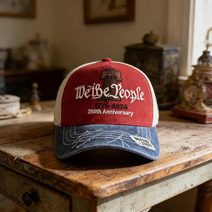 ABLECAP 2026 New Embroidered Baseball Caps For Patriotic USA 250th Anniversary Hat 1776-2026 Male Female Adult New Year Gift