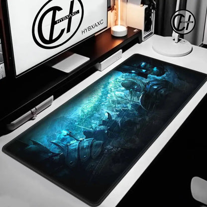 Mouse Pad World of Warcraft Lich King για PC HD Anime Gaming Αξεσουάρ Πληκτρολόγιο Mousepad Φορητού Υπολογιστή XXL Επιφάνεια Γραφείου για Game Cabinet Χαλί