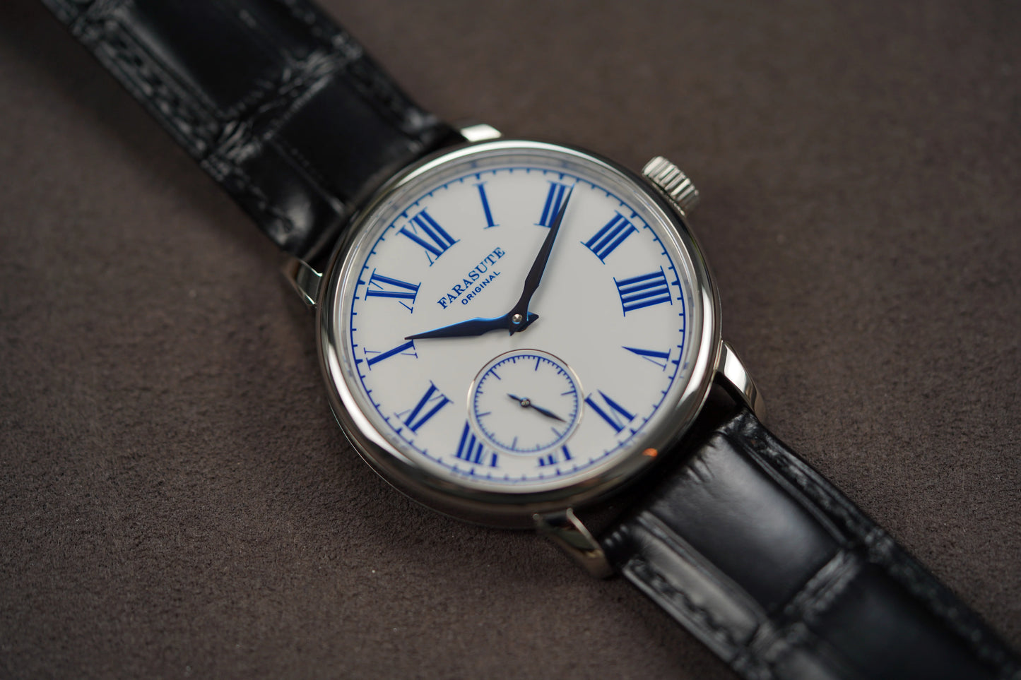 FARASUTE 2026 Fashion Power Reserve 80 Hours Hangzhou Customized Movement Manual Mechanical Watch for Men Sapphire Crystal watch