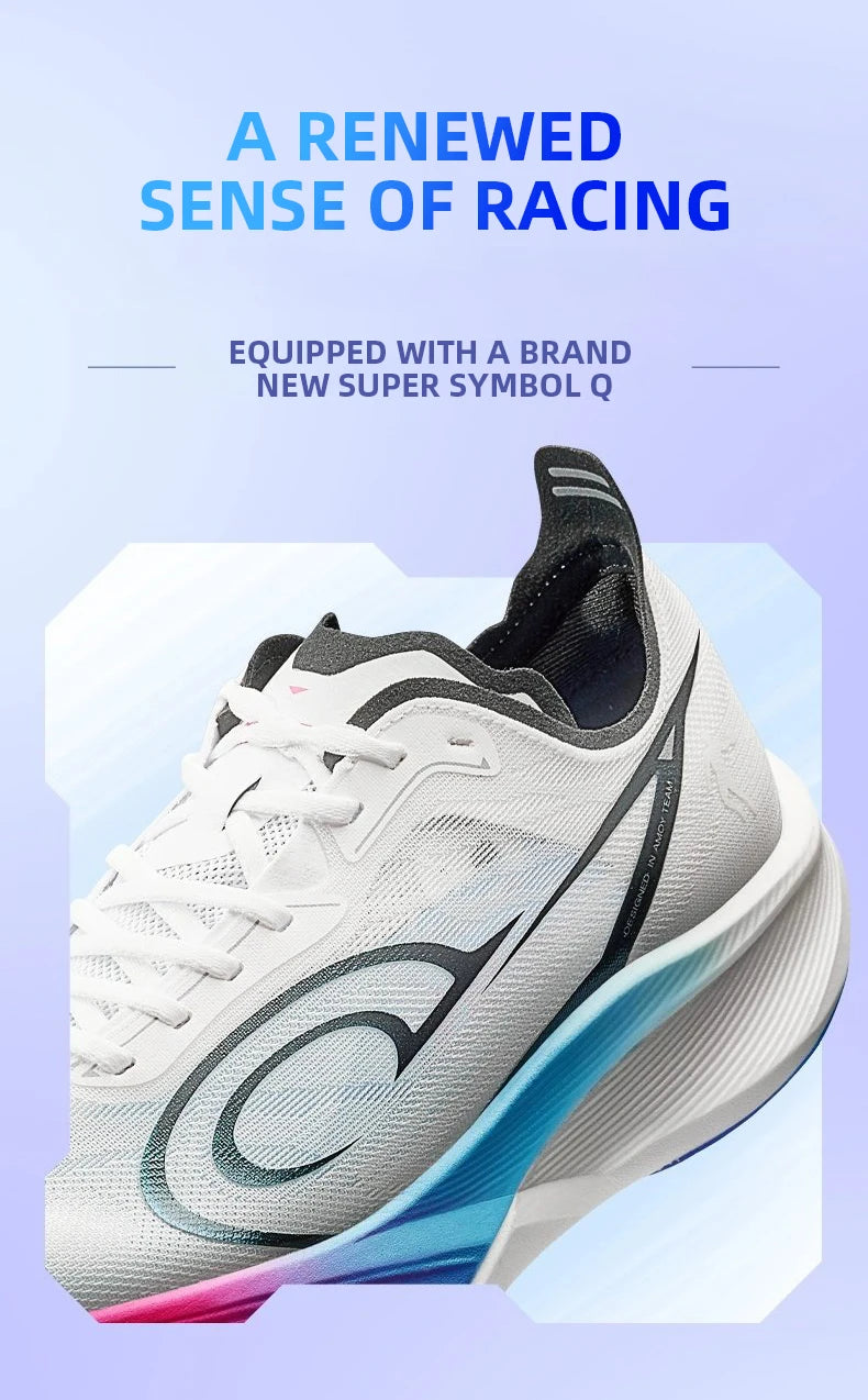 QIAODAN Feiying PB3 Enhanced Edition Professional Marathon Carbon Plate Running Shoes 2025 Men's Sneakers QDB023251299T
