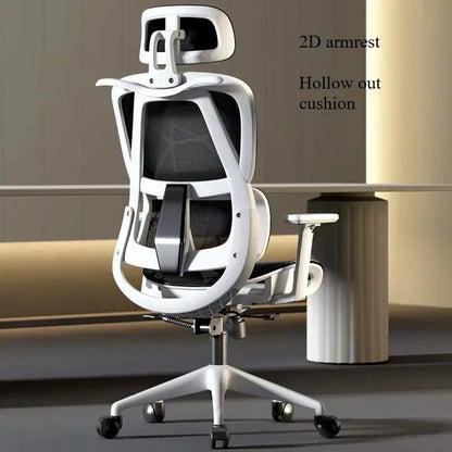 Gaming Chair Office Desk Ergonomic Computer Adjustable Armrests 3D Headrest Chair Lift Chair Back  Can Tilt Back with Foo Pedals
