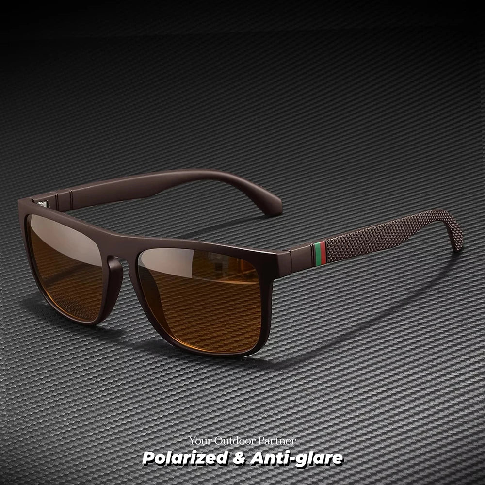 3pcs Fantasy Square Polarized Sunglasses AntiGlare UV400 Glasses Brand Designer Summer Party Driving Fishing Christmas Gift