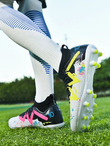 Nuove scarpe da calcio da uomo Society, tacchetti professionali, scarpe da calcio indoor, scarpini veloci da campo, sneaker da ragazzo originali per allenamento