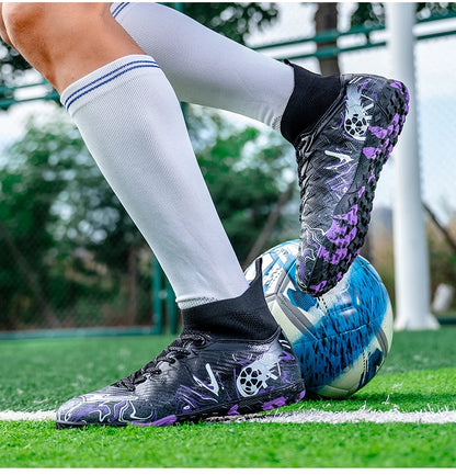 Novas Chuteiras de Futebol Profissionais para Homem, Antiderrapantes, Unissexo, Respiráveis, para Futsal e Desporto, Ultraleves, Drop Shipping