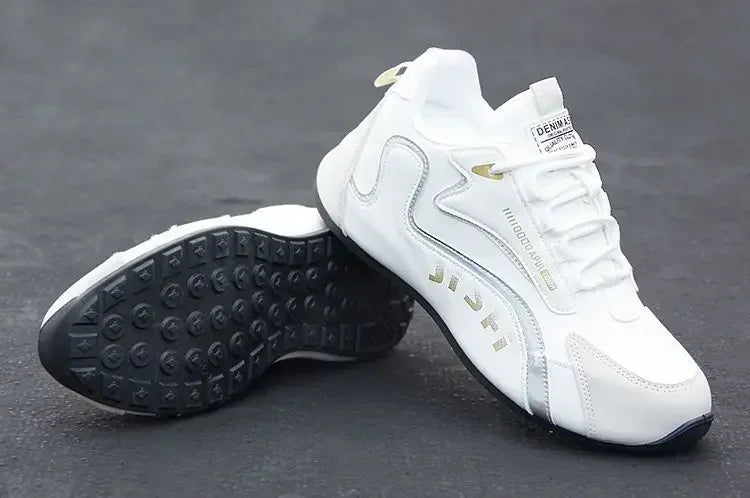 Pánské voděodolné tenisky z PU kůže, ležérní sportovní obuv, lehké, prodyšné, ploché, protiskluzové tenisky, Zapatillas Hombre