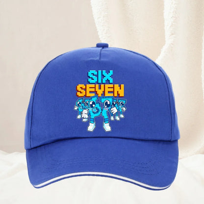Meme 67 Six Seven 6 7 Italian Brainrot baseballkasket til mænd, truckerhat, forår, fritid, udendørs, fitness, solskærm, snapback-kasket
