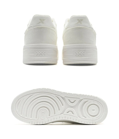 Zapatillas de skate Xtep: zapatillas deportivas ligeras de verano, suela gruesa, de caña baja, modernas y de estilo urbano 875319310016