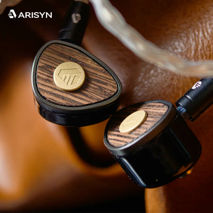 Nouveaux écouteurs ARISYN BAI YONG avec diaphragme composite LCP de 10 mm, transducteur dynamique + unité haute fréquence MEMS avec câble pour casque HiFi