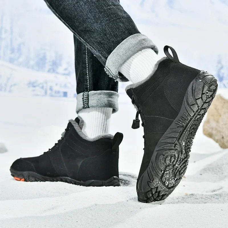 Femmes hiver chaussures en coton décontractées vêtements chauds résistant nouveau  Chaussures d'automne chaudes en coton pour hommes, bottes de maison unisexes antidérapantes et confortables pour la neige