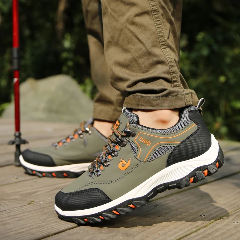 Men's leather casual shoes, sneakers for men, spring, autumn, winter shoes, lightweight tennis walking shoes for men